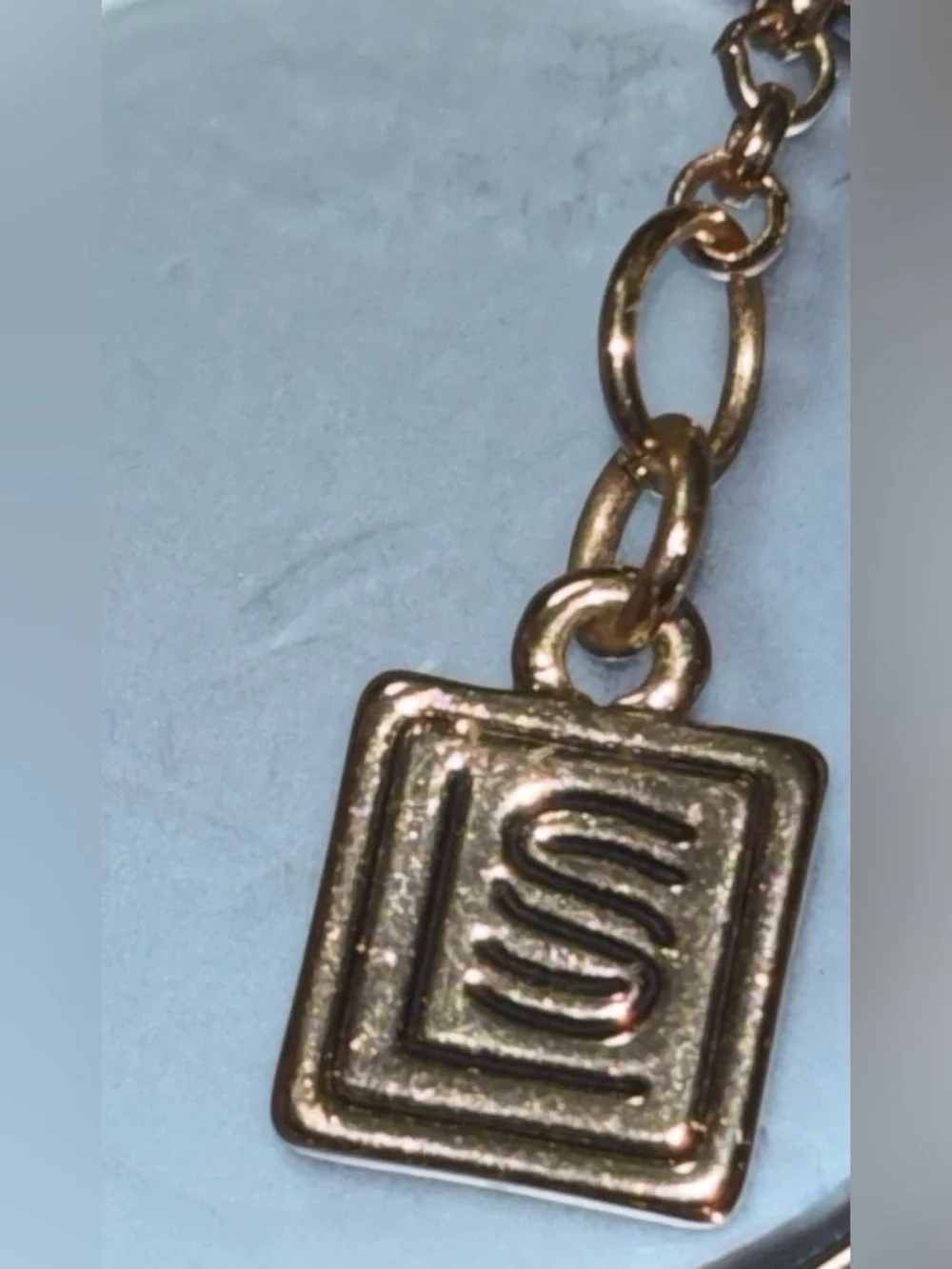Laundry by Shelli Segal Gold-plated Blue & Rhinestone Halo Pendant Necklace